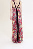 30s Floral Satin Gown