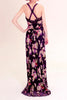 30s Silk Lace Floral Gown