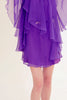 70s Tiered Chiffon Dress