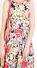 80s Floral Print Racer Dress
