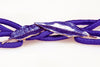 Blue Skinny Rope Belt