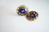 Enamel Clip Earrings