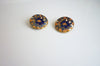 Enamel Clip Earrings