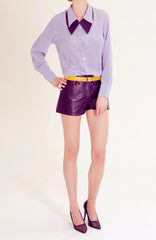 Pale Blue Silk Shirt